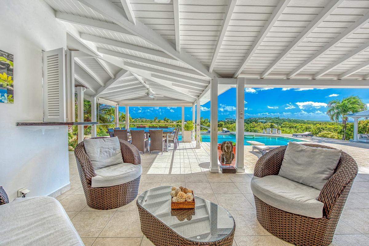 Charming Villa rental St Martin - Outdoor seating